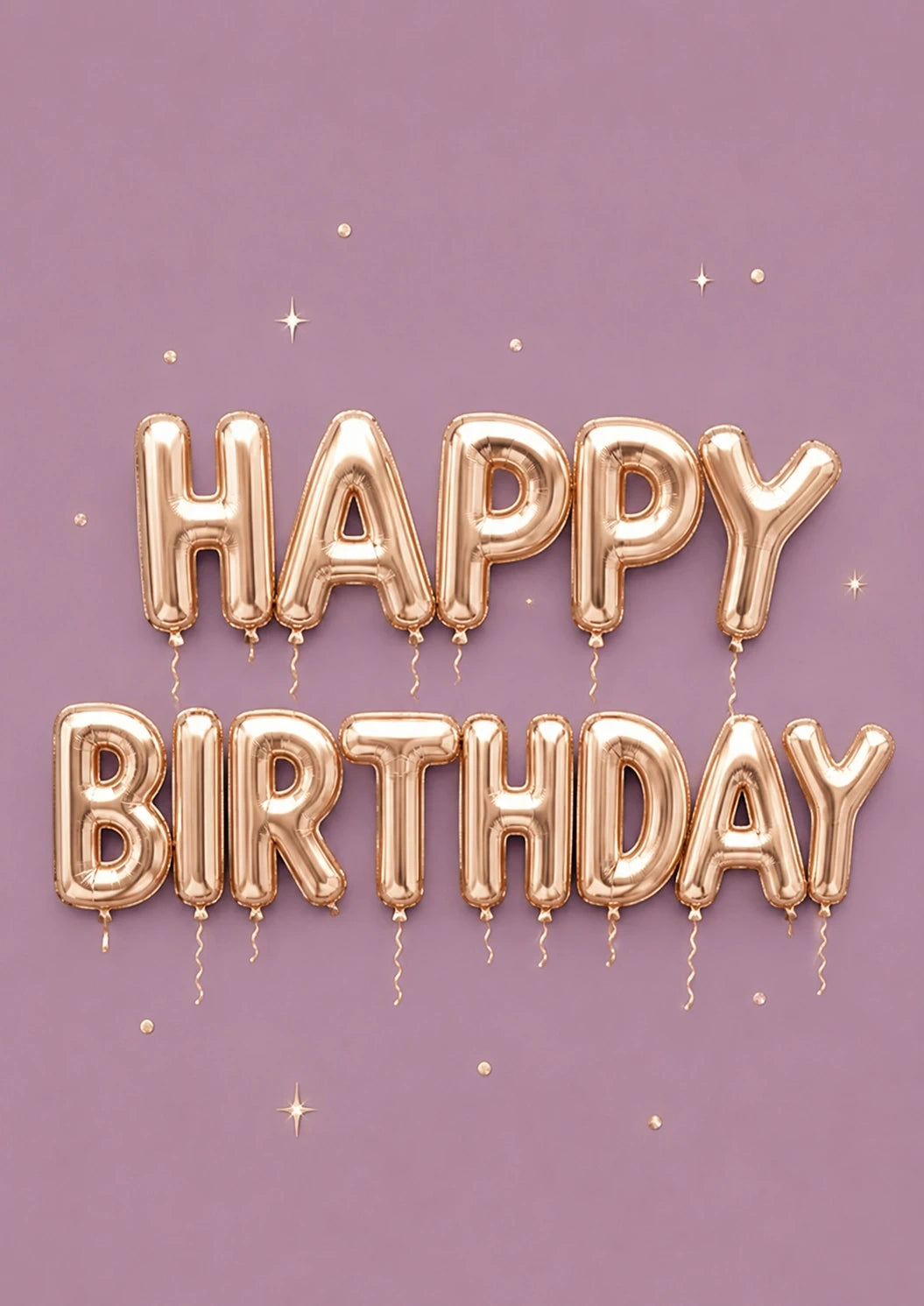 Birthdays - Personalised Card — with punch holes