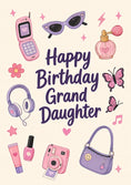 Load image into Gallery viewer, Birthdays - Personalised Card — with punch holes
