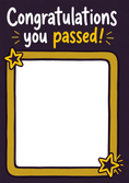 Load image into Gallery viewer, Congratulations You Passed Star Photo Upload Congratulations Card for Him
