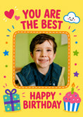Load image into Gallery viewer, You Are The Best Photo Upload Birthday Card for Him
