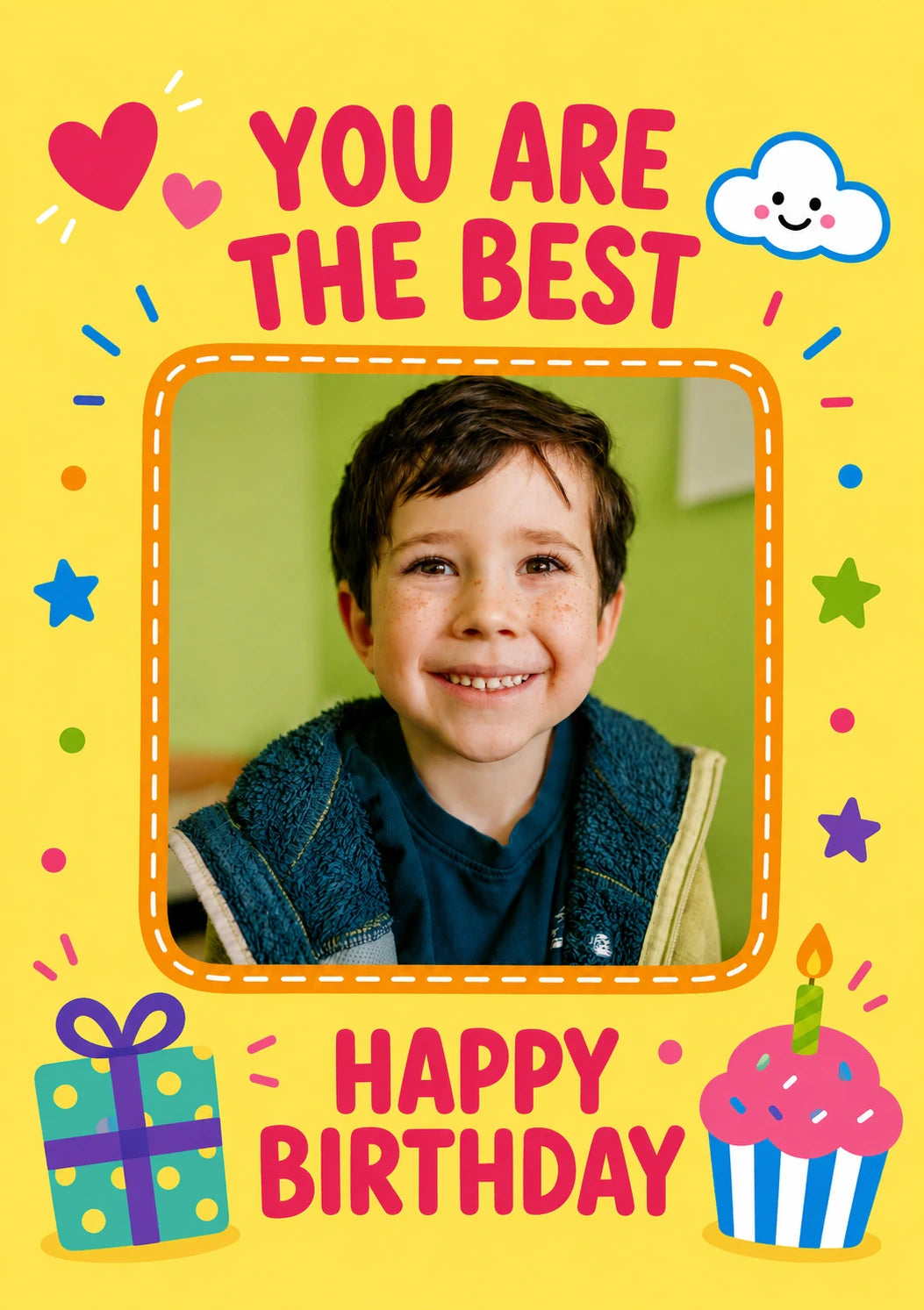 You Are The Best Photo Upload Birthday Card for Him