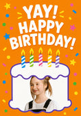 Load image into Gallery viewer, Birthdays - Personalised Card — with punch holes
