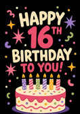 Load image into Gallery viewer, Birthdays - Personalised Card — with punch holes
