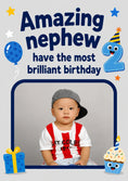 Load image into Gallery viewer, Birthdays - Personalised Card — with punch holes
