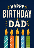 Load image into Gallery viewer, Birthdays - Personalised Card — with punch holes

