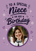 Load image into Gallery viewer, Birthdays - Personalised Card — with punch holes
