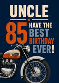 Load image into Gallery viewer, Classic Motorcycle 85th Birthday Card for Him
