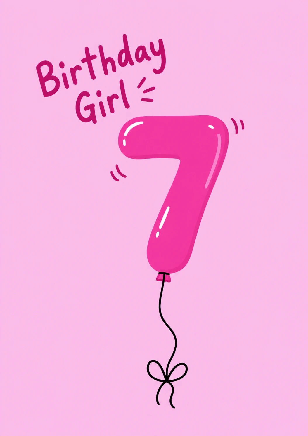 Birthdays - Personalised Card — with punch holes