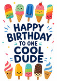 Load image into Gallery viewer, Birthdays - Personalised Card — with punch holes
