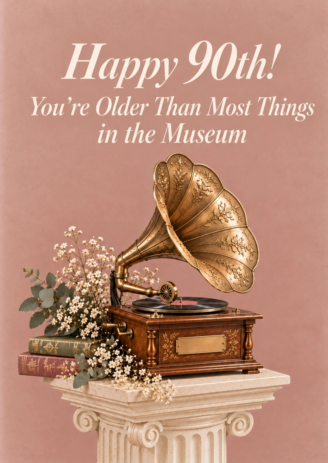 Funny Older Than the Museum 90th Birthday Card