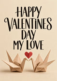 Load image into Gallery viewer, Valentine's day - Personalised Card — with punch holes
