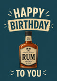 Load image into Gallery viewer, Funny Premium Rum Bottle 95th Birthday Card for Him
