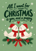 Load image into Gallery viewer, Christmas - Personalised Card — with punch holes
