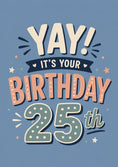 Load image into Gallery viewer, Birthdays - Personalised Card — with punch holes
