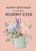 Load image into Gallery viewer, Floral Watering Can Mummy Birthday Card for Her
