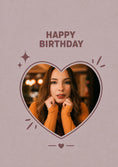 Load image into Gallery viewer, Birthdays - Personalised Card — with punch holes
