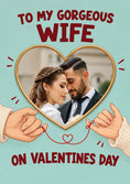 Load image into Gallery viewer, Valentine's day - Personalised Card — with punch holes
