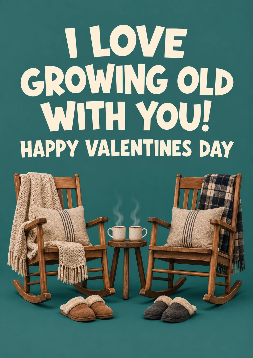 Valentine's day - Personalised Card — with punch holes