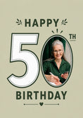Load image into Gallery viewer, Birthdays - Personalised Card — with punch holes
