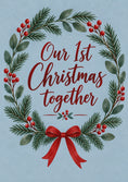 Load image into Gallery viewer, Christmas - Personalised Card — with punch holes
