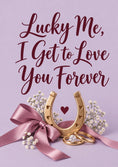 Load image into Gallery viewer, Valentine's day - Personalised Card — with punch holes
