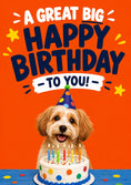 Load image into Gallery viewer, Birthdays - Personalised Card — with punch holes
