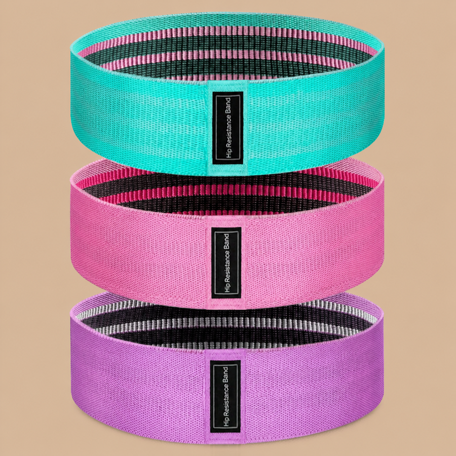 Resistance Bands Set for Glutes - Set of 3