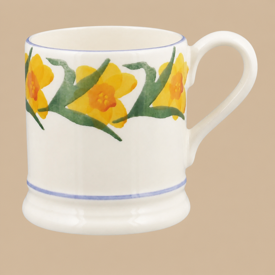 Emma Bridgewater Windblown Daffodils 1/2 Pint Mug