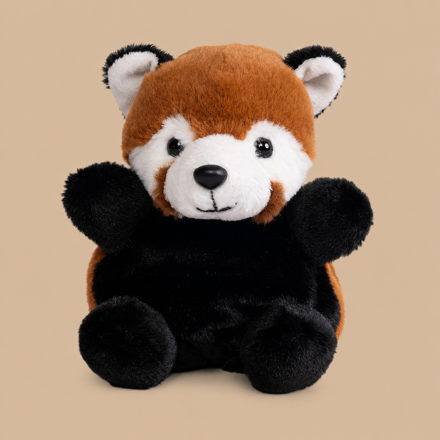 LITTLE Living Nature Snugglies Red Panda Plush Toy 5in