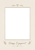 Load image into Gallery viewer, Engagement - Personalised Card — with punch holes
