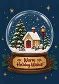 Load image into Gallery viewer, Christmas - Personalised Card — with punch holes
