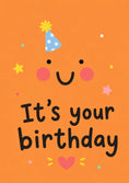 Load image into Gallery viewer, Birthdays - Personalised Card — with punch holes
