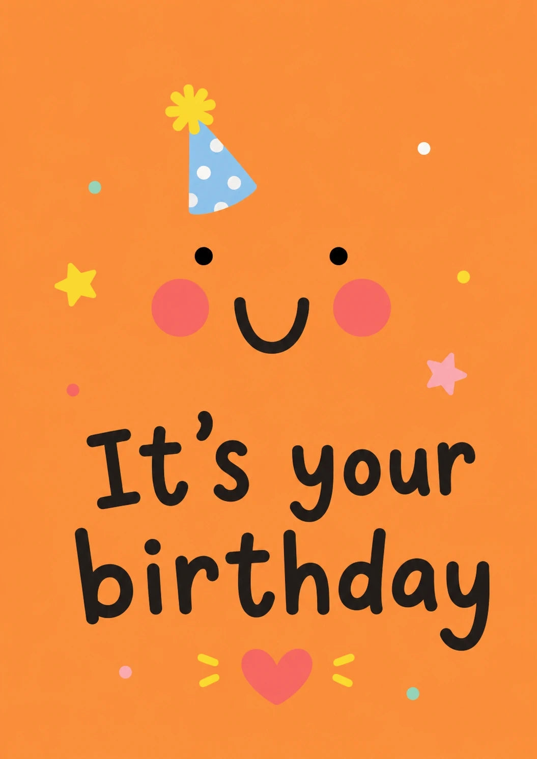 Birthdays - Personalised Card — with punch holes