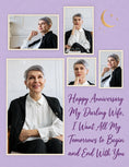 Load image into Gallery viewer, Anniversary - Personalised Card — with punch holes
