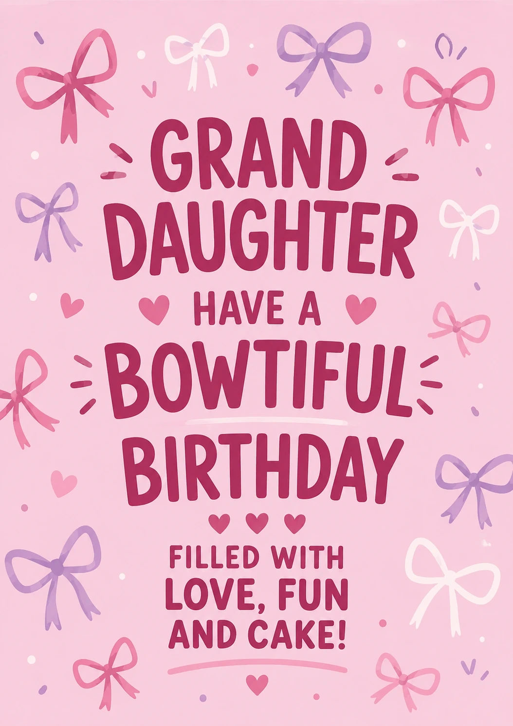 Birthdays - Personalised Card — with punch holes