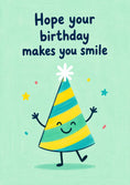 Load image into Gallery viewer, Birthdays - Personalised Card — with punch holes
