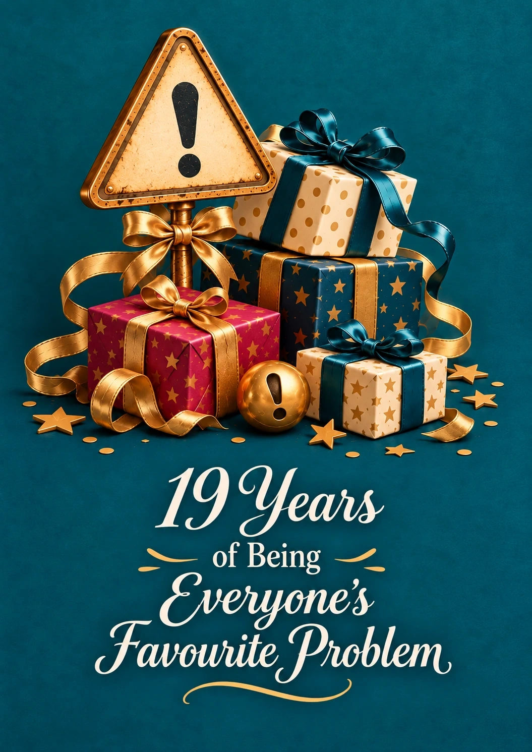 Birthdays - Personalised Card — with punch holes