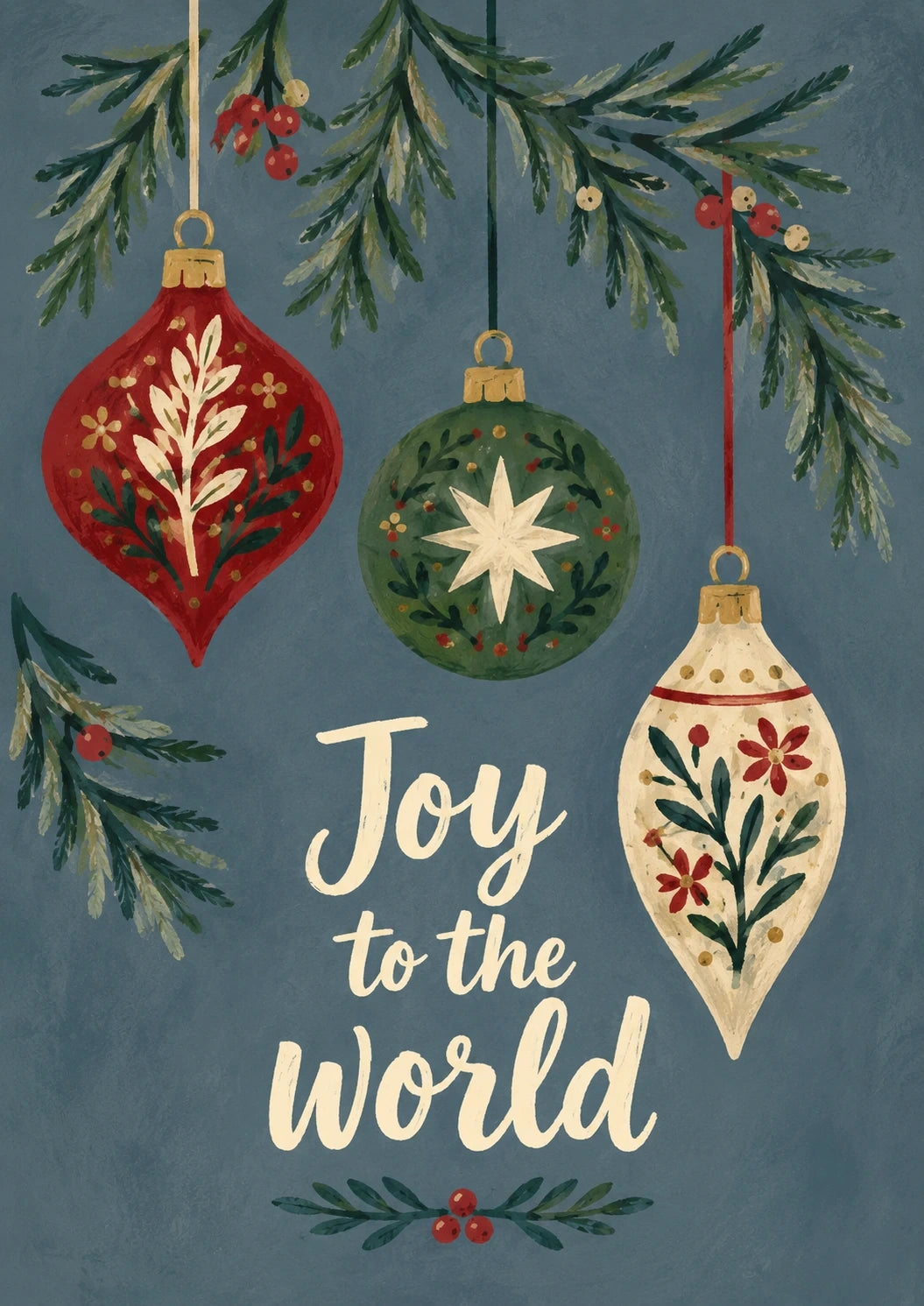 Christmas - Personalised Card — with punch holes