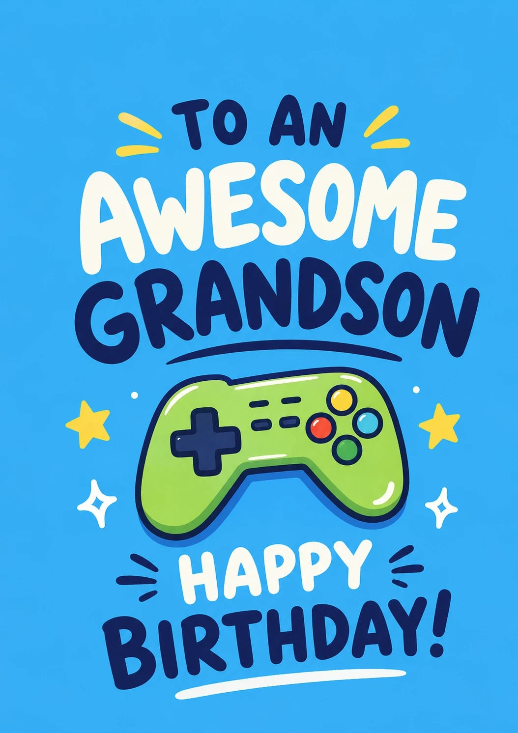 Birthdays - Personalised Card — with punch holes