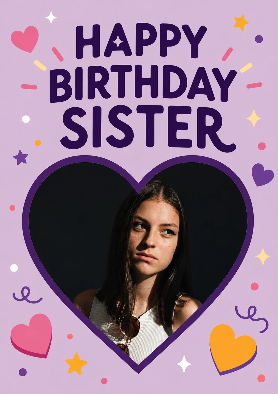 Birthdays - Personalised Card — with punch holes