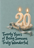 Load image into Gallery viewer, Birthdays - Personalised Card — with punch holes

