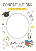 Load image into Gallery viewer, Doodle Icons Another Reason to Celebrate Photo Upload Congratulations Card
