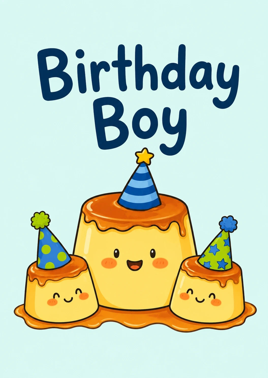 Birthdays - Personalised Card — with punch holes