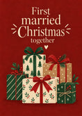 Load image into Gallery viewer, Christmas - Personalised Card — with punch holes
