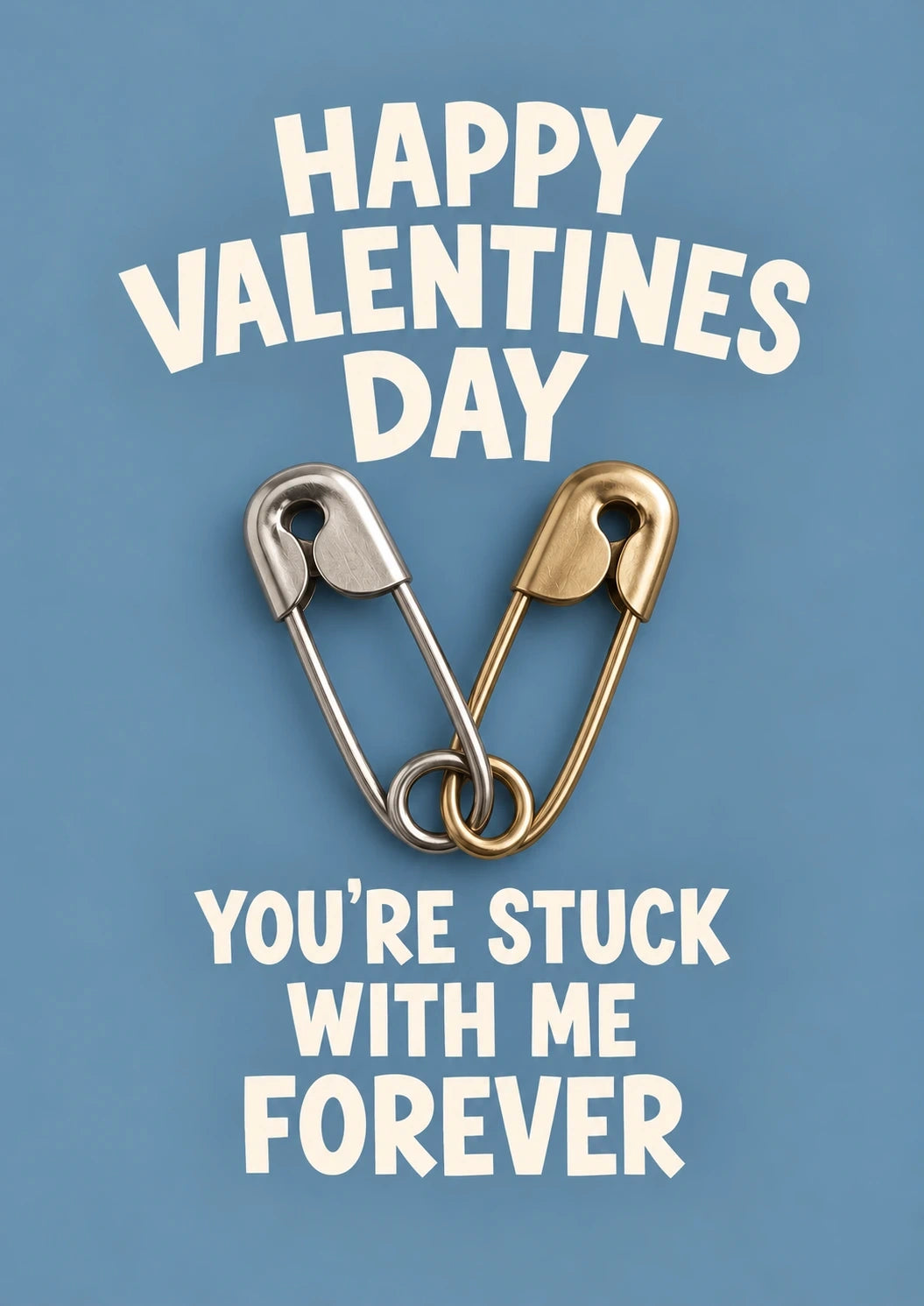 Valentine's day - Personalised Card — with punch holes