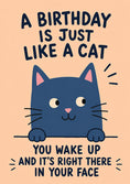 Load image into Gallery viewer, Funny Cat In Your Face 14th Birthday Card
