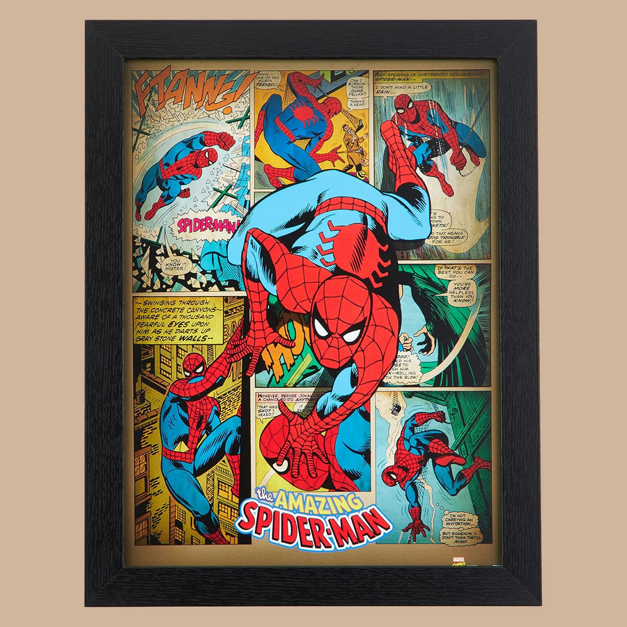 The Amazing Spider-Man Framed Print Poster 30 × 40 cm