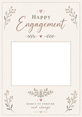 Load image into Gallery viewer, Engagement - Personalised Card — with punch holes
