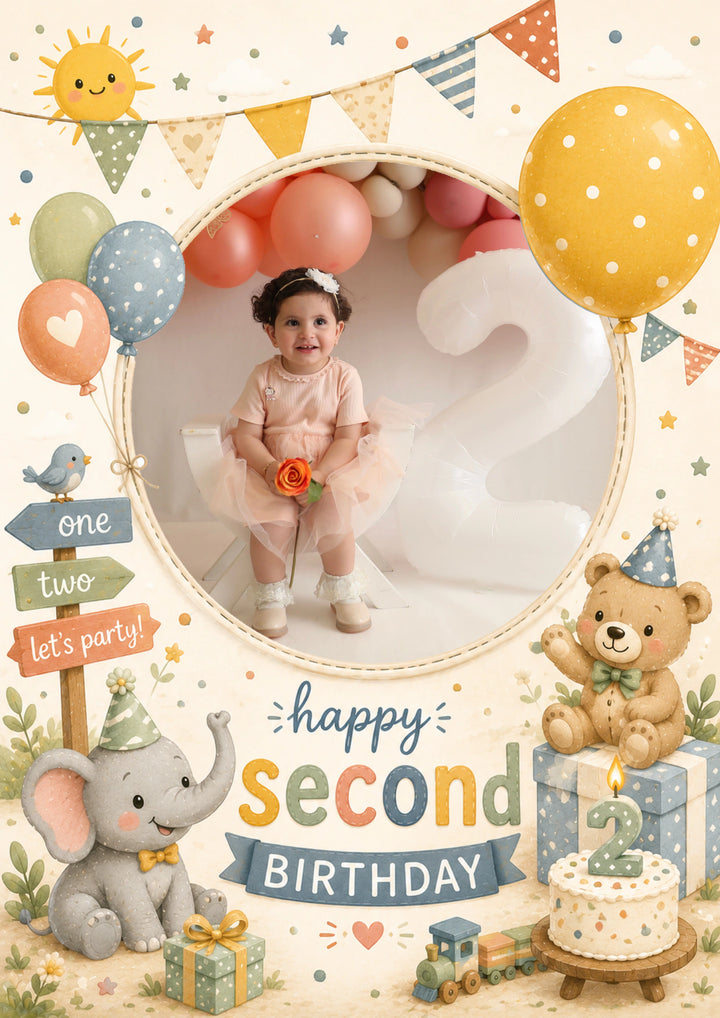 Birthdays - Personalised Card
