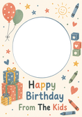 Load image into Gallery viewer, Birthdays - Personalised Card — with punch holes
